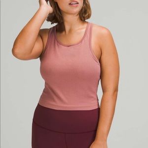 Lululemon Ebb To Street Racerback Crop Tank Top